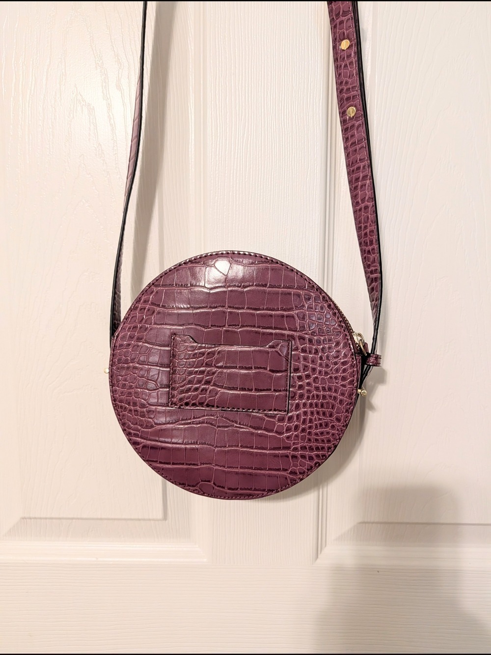 Set Of Nine West Plum Croc Crossbody & Chicos Necklace - Picture 8 of 14